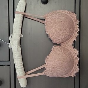 PINK Date Push-Up Lace Bra 32D VS